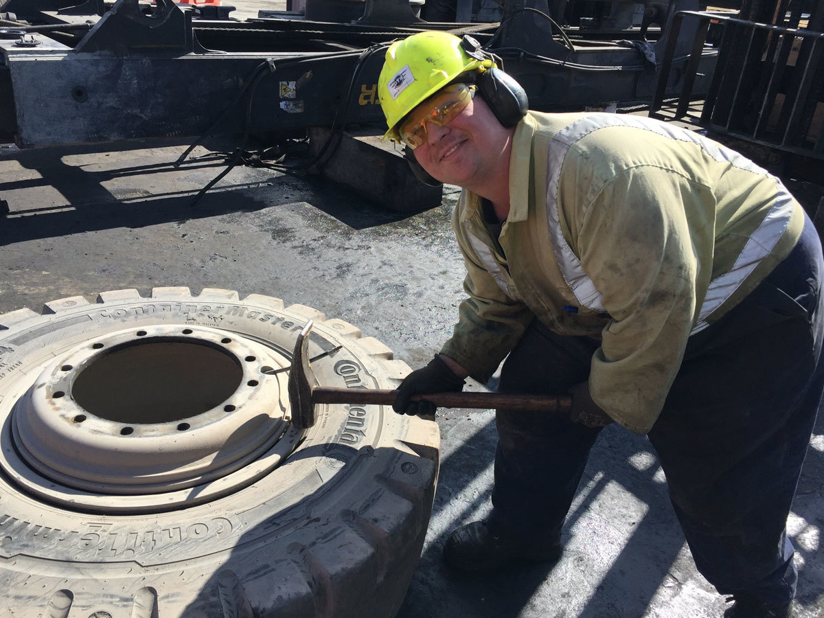 OTR tyre training NZ Earthmoving truck tyres OTR tires