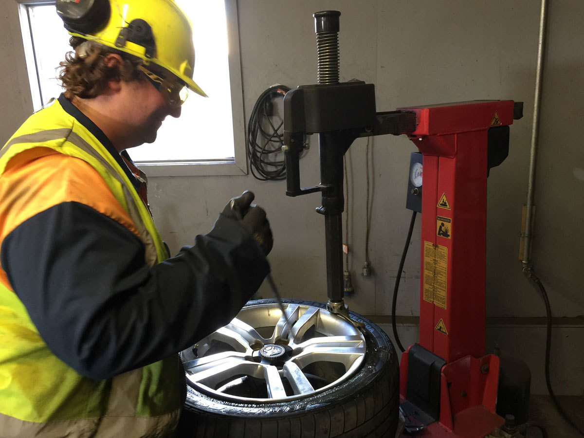 OTR tyre maintenance NZ Earthmover tyres Mining tyres